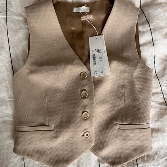 ARKET WOOL BLEND WAISTCOAT - Picture 5 of 7
